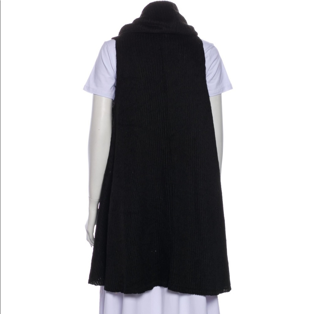 Alice + Olivia Black Open Sweater Vest XS - Picture 3 of 5
